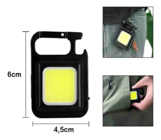 Linterna Led Cob 800 Lumens Llavero usb