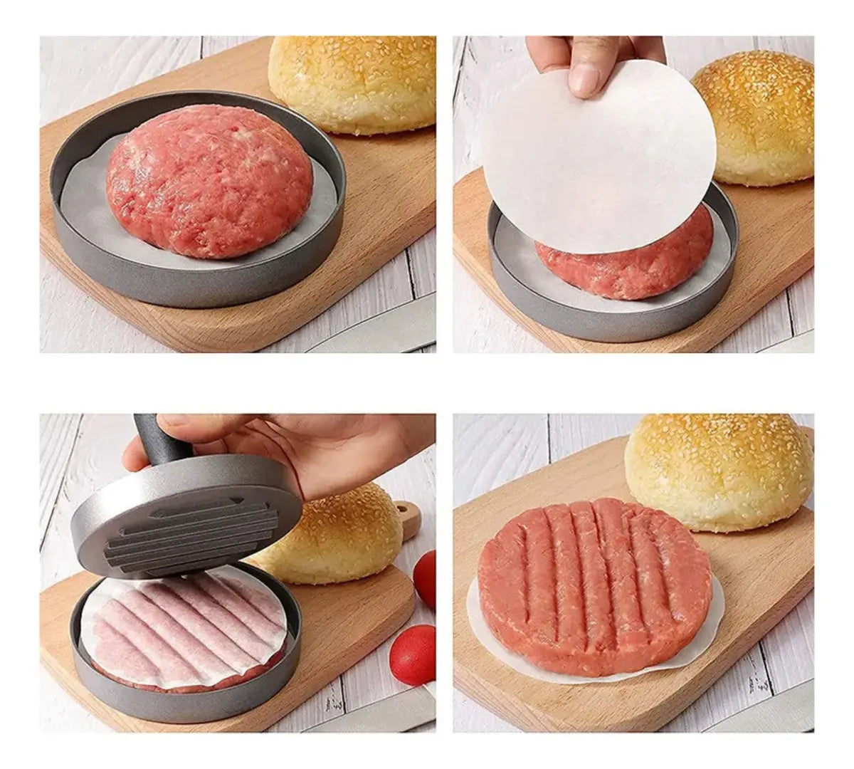 Prensas Para Hamburguesas Molde Manual