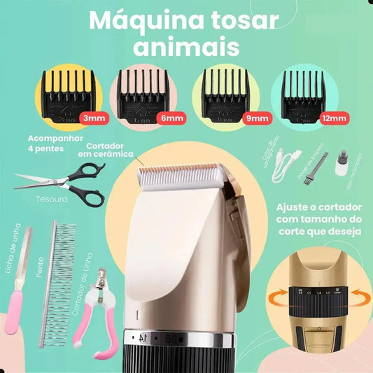 Kit Profesional Cortadora Pelo Mascota